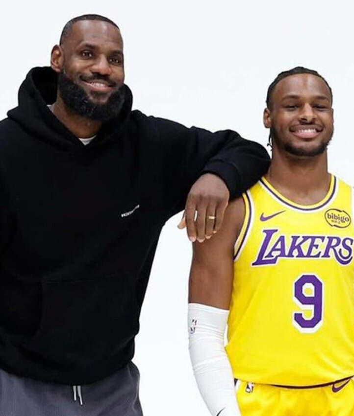 Bronny no podrá llamar papá a LeBron en Los Ángeles Lakers